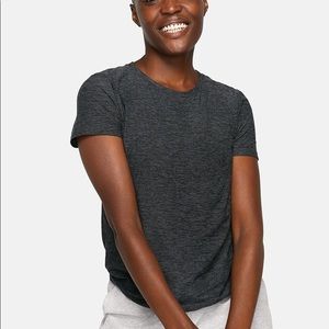 Outdoor Voices Cloudknit T-Shirt in charcoal